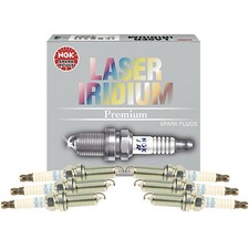 NGK Laser Iridium Set of 6 Spark Plugs 93026 for Nissan GT-R 2009-2020 V6 3.8L
