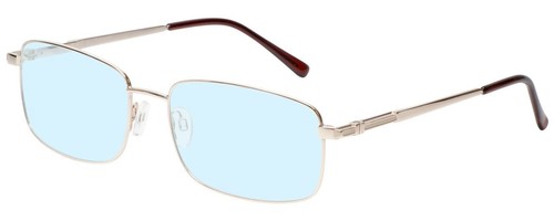 Gafas de diseñador Enhance BIG&TALL EN4106 para hombre con bloqueo de luz azul doradas 63 mm - Imagen 1 de 5