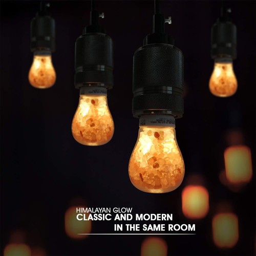 Natural Pink Salt Led Light Bulb 40 Watt Equivalent Night Light 1 Count - Picture 7 of 8