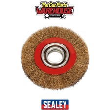 Sealey BG150-WW2 150 x 20mm Crimped Wide Wire Wheel 32mm Bore