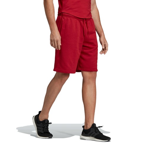 adidas Essential Shorts M Men's Maroon Red Must Haves Badge Of Sport - Picture 4 of 9