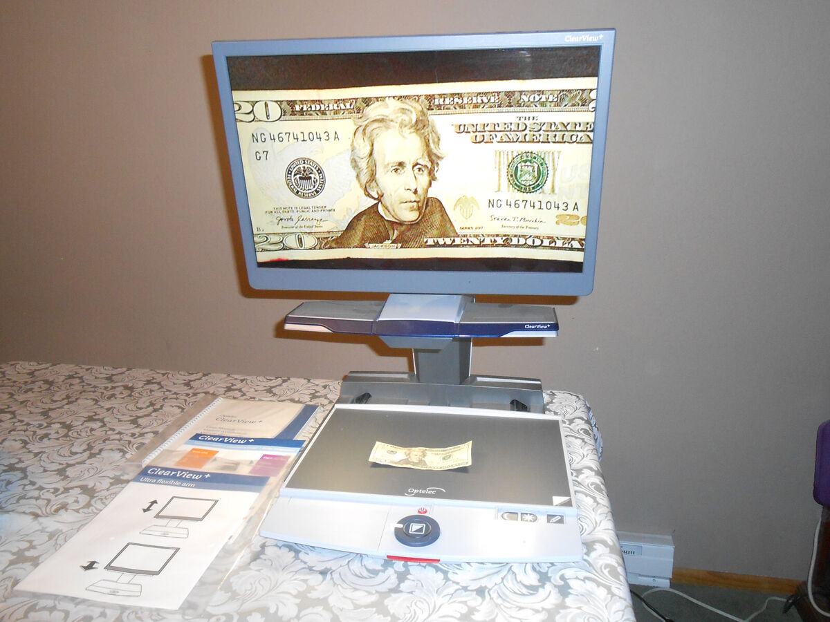 Optelec Clearview + Plus &TFT 22-Inch Monitor Ultra Flexible Optelec Clearview + Plus &TFT 22-Inch Monitor Ultra Flexible