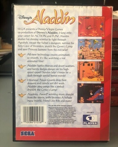 Disney's Aladdin (Sega Genesis, 1993) - Picture 3 of 7