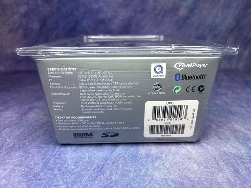 PDA portable Bluetooth Tungstène E2 Palm neuf scellé - Photo 5 sur 5