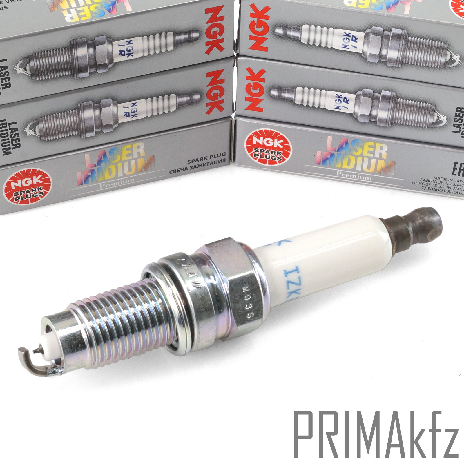6x NGK Laser Iridium Zündkerzen IZKR7B 7563 für A3 Cayenne Golf ...