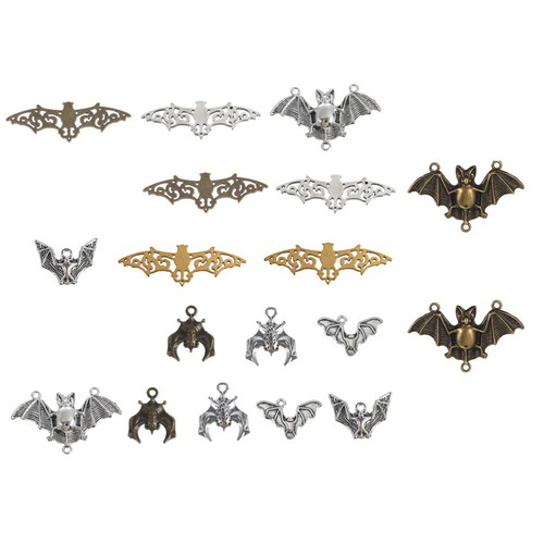 5 Pieces Bat Pendant for Jewelry Making Diy Bracelet Necklace