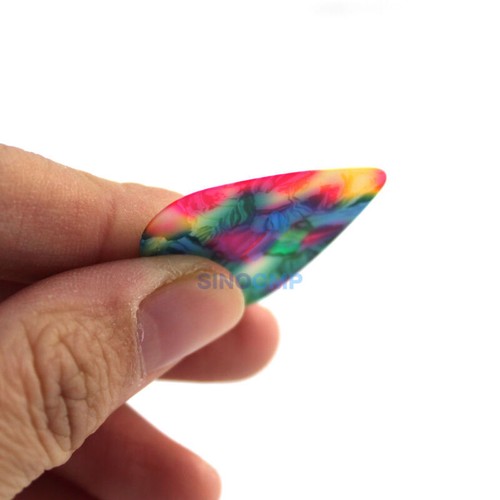 10PCS Acoustic Bulk Guitar Picks Plectrum Electric Smooth 0.50 0.75 1mm - Picture 2 of 2