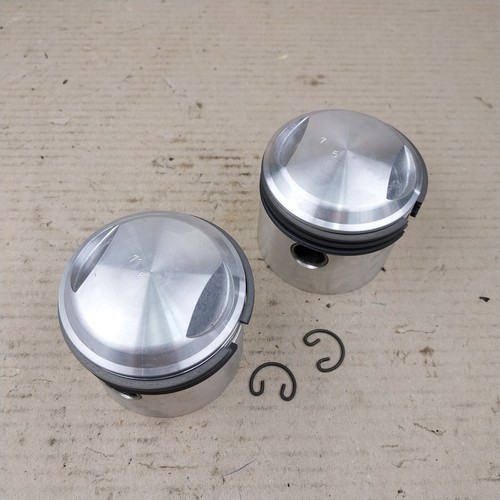 Triumph 650 7.5:1 GPM Pistons NOS, 711 714 70-2891 E2891 E5879 +0.020 Oversize - Picture 2 of 6
