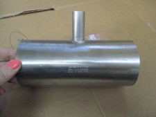 304 STAINLESS STEEL 3" X 3/4" BUTTWELD REDUCING TEE TUBE FITTING 