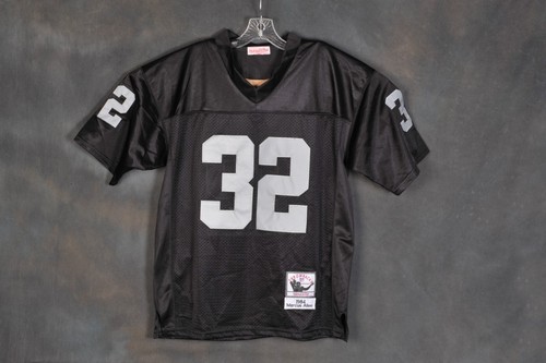 1984 Raiders Marcus Allen #32 Mitchell & Ness Throwback Trikot schwarz signiert - L