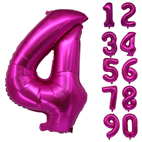 Giant Foil Number Balloons letter Air Helium Birthday Age Party Wedding 32" UK - Picture 53 of 124