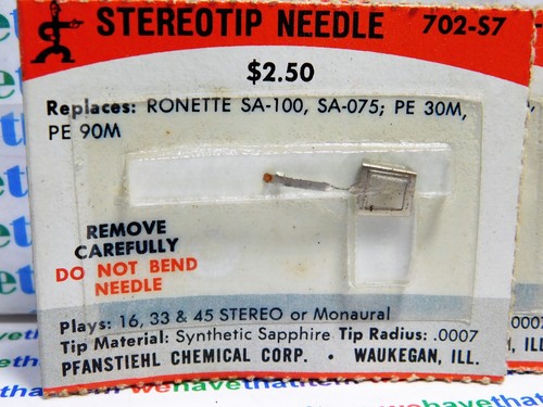 PFANSTIEHL / 110021/ REPLACES RONETTE SA-100,SA075,PE30M,PE90M / 3 PIECES (qzty) - Picture 2 of 2