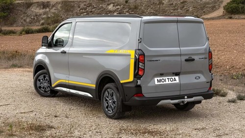 Ford Transit Custom Trail Graphics Kit Any Logo Decals SWB LWB - Picture 2 of 4
