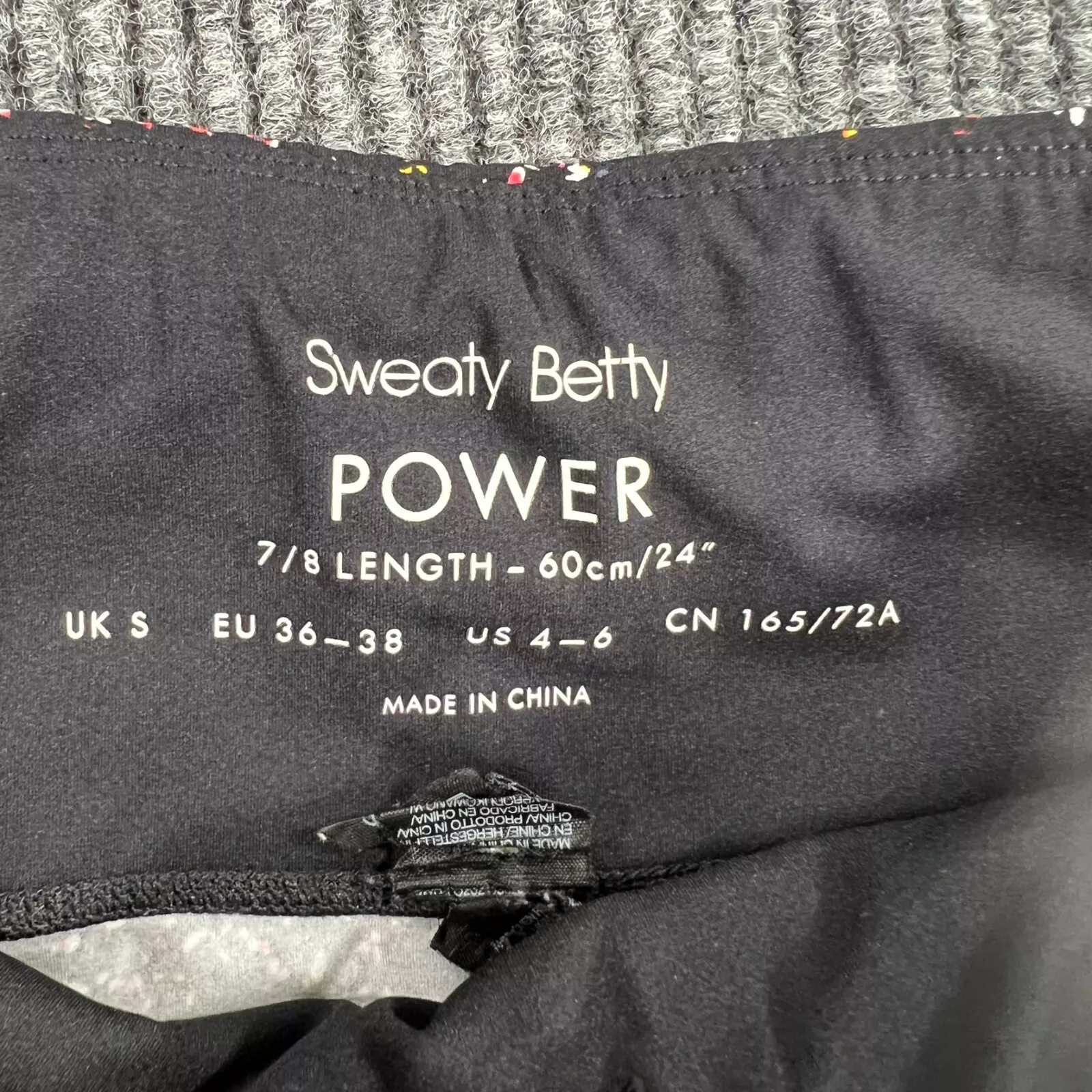 sweaty-betty power speckled workout active leggings