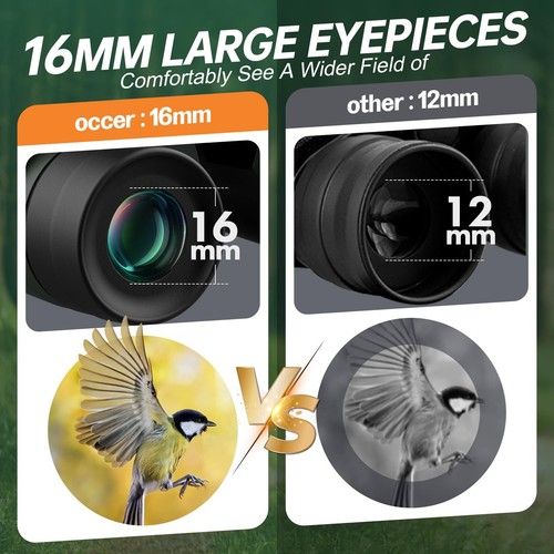 Binocolo compatto 15x30 per adulti e bambini - calcio grande vista alta potenza - Foto 3 di 9