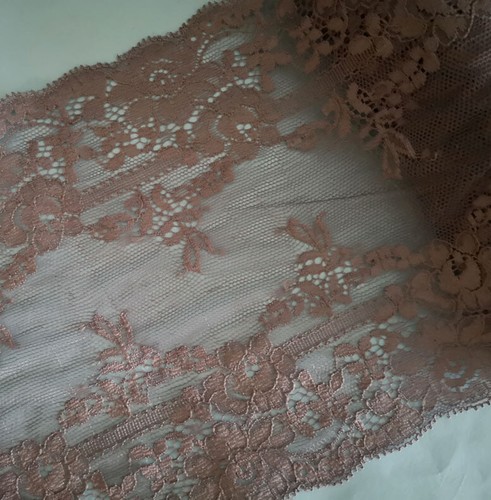 9 colori 3-6 iarde NO pizzo floreale elasticizzato nero,nacarat,,beige,marrone,viola zhf3 - Foto 8 di 10