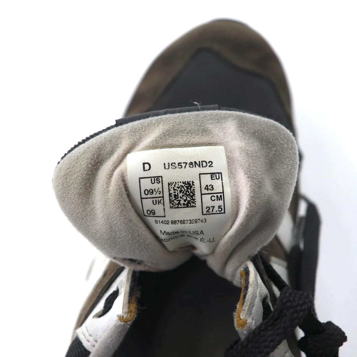 USA Made New Balance US576 Sneakers US9.5 Brown Suede US576nd2 | eBay