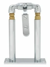 Chrome Air Valve Lever Set 7" Stand Air Horn Sound & Pitch Regulator Semi Truck