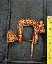 Vintage Western Cowgirl Rodeo Red Rhinestone 3PCS Set Belt Buckle 30mm