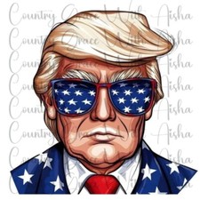 Sublimation Transfer Trump Ready To Press Heat Transfer