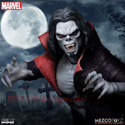 MEZCO 1/12 Marvel Morbius the Living Vampire Action Figure Model In Stock NEW - Picture 12 of 12