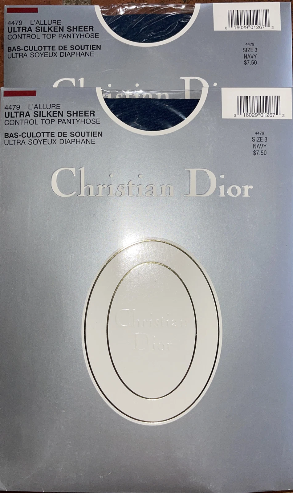 Lot de culottes vintage Christian Dior L’Allure ultra pur à contrôle taille 3 marine