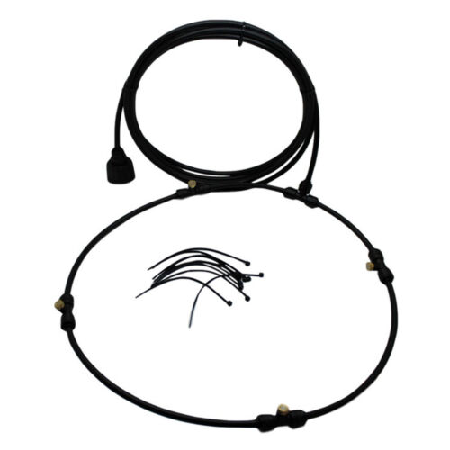 Fan Misting System Kit Outside Patio Fan Ring Mist Cooling Adapter Connect Kit - Picture 7 of 12