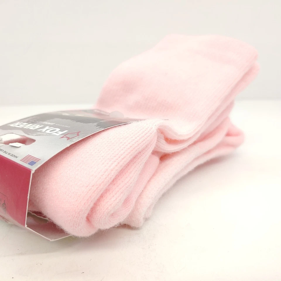 Meia Fox River Classic Diabetic LW 2 pk Crew tamanho M feminina 7-9.5 rosa 4250 EUA - Imagem 4 de 4