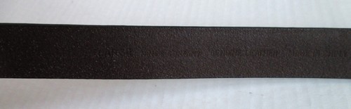 Nine & Co Womens Genuine leather Belt size L Dark Brown Gold Tone buckle - Picture 9 of 13