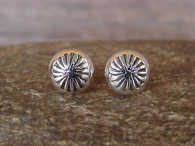 Indianer Indianer Sterlingsilber Concho Pfosten Ohrstecker von Gloria Ha... - Bild 1 von 5