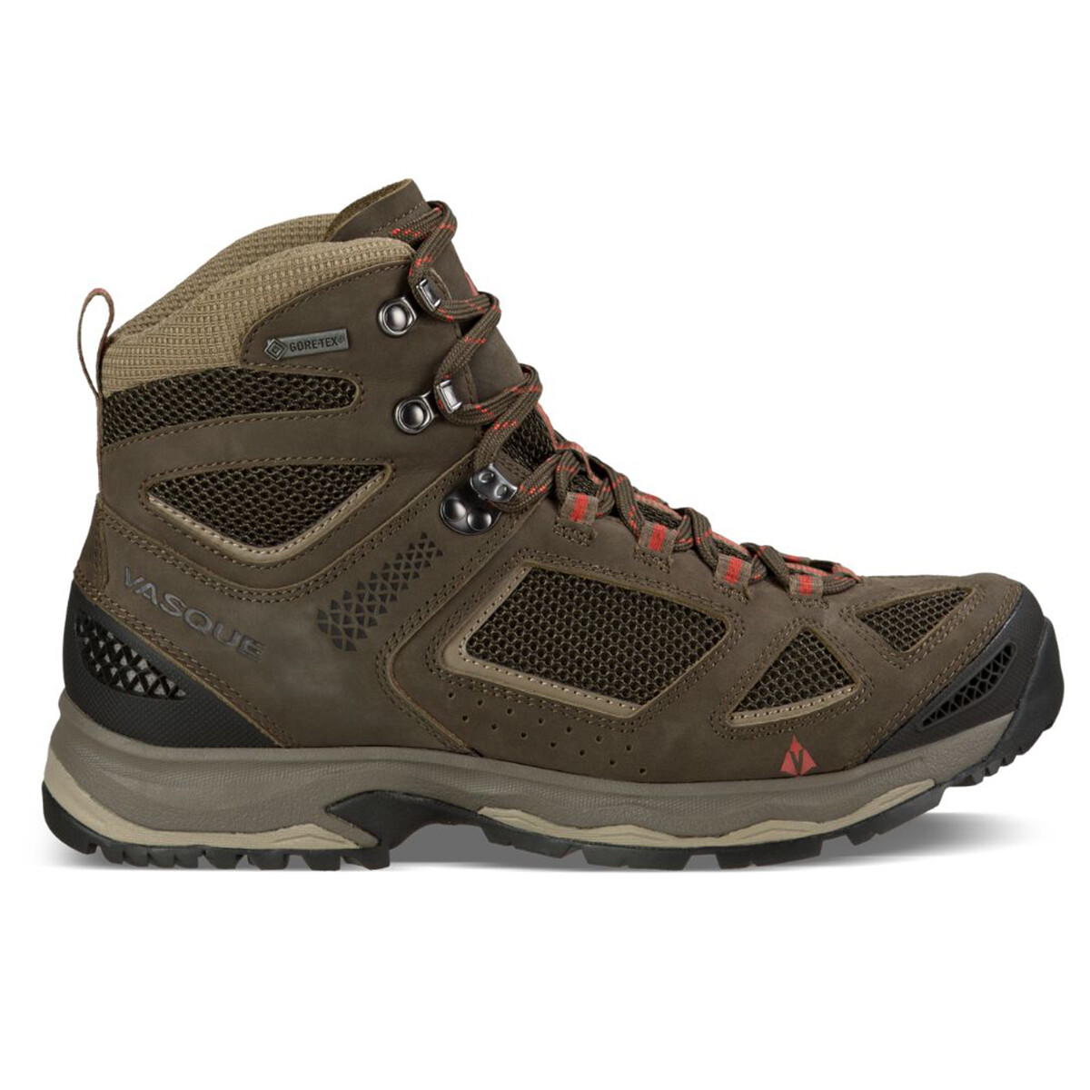 Vasque Men's Breeze III GTX Hiking Boots Brown Olive Bungee Cord 12 Vasque Men's Breeze III GTX Hiking Boots Brown Olive Bungee Cord 12