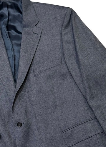 Hirmer Mens Blazer Sport Coat Royal Silk Kaiser Design Blue 31 48R