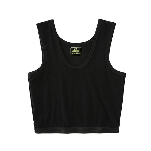 Les Lesbian Tomboy Chest Breast Binder Vest Crop Tops Anti-curling Underwear - Picture 10 of 10
