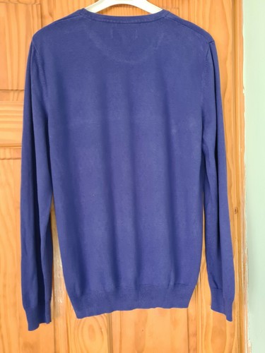 Reiss Herrenpullover königsblau Pullover Größe L  - Bild 3 von 6