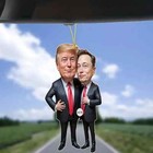 Elon Musk Donald Trump-Inspired Acrylic Christmas Ornament 2D Reversible MAGA 3