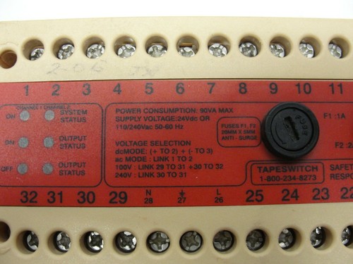 Controlador de cortina de luz de seguridad Guardstar Guardscan BSRUA USADO - Imagen 2 de 4