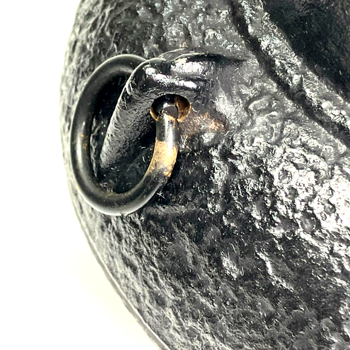 Japanese Tea Chagama-shaped Nambu/Nanbu Tekki Cast Iron Ashtray & Mini Tetsubin - Picture 16 of 23