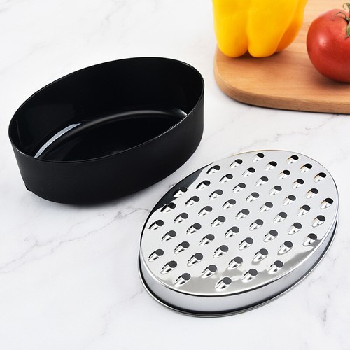 Kitchen Stainless Steel Grater Storage Container Vegetable Fruit Cheese Chopper - Picture 3 of 6