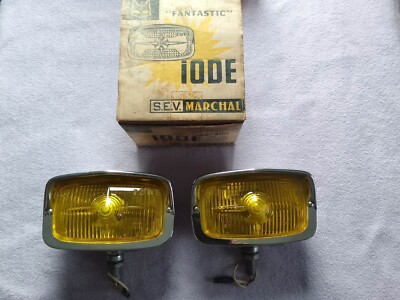 マーシャル ビンテージ ライト Marchal 656 halogen yellow fog lights lamps Mustang Shelby GT500