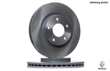 2x Original RENAULT 7701204286 Brake Discs Ø 238 mm Front CLIO NISSAN KUBISTAR