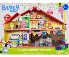 Bluey's Celebration Home Playset -11 Play Pieces  1 Bluey Figure - NIB