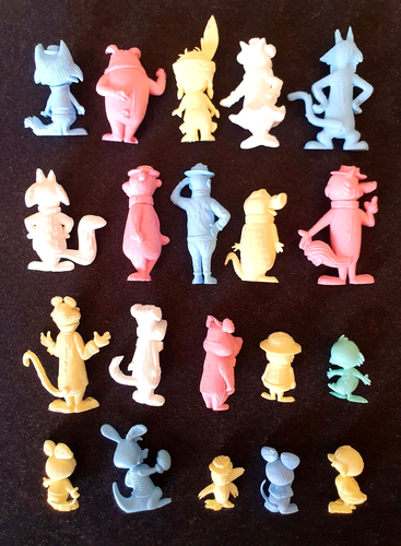 YOGI BEAR ~ HBP ✱ 20 Juego Completo Figuras Dunkin Premium Olá Helados Años 70 - Imagen 2 de 15