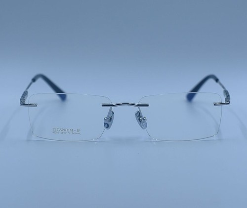 2025 New Titanium glasses frame Men's business eyeglasses Gold Rimless glasses - Picture 5 of 23