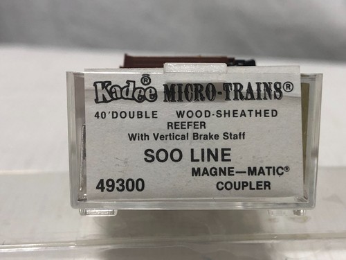 N Scale MT PA5 49300 SOO Line 40' Dbl Sheathed Wood Reefer w/VBS - Picture 2 of 4