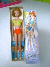 #860 MIDGE Barbie's best friend MINT in original box 1962 JAPAN Titian