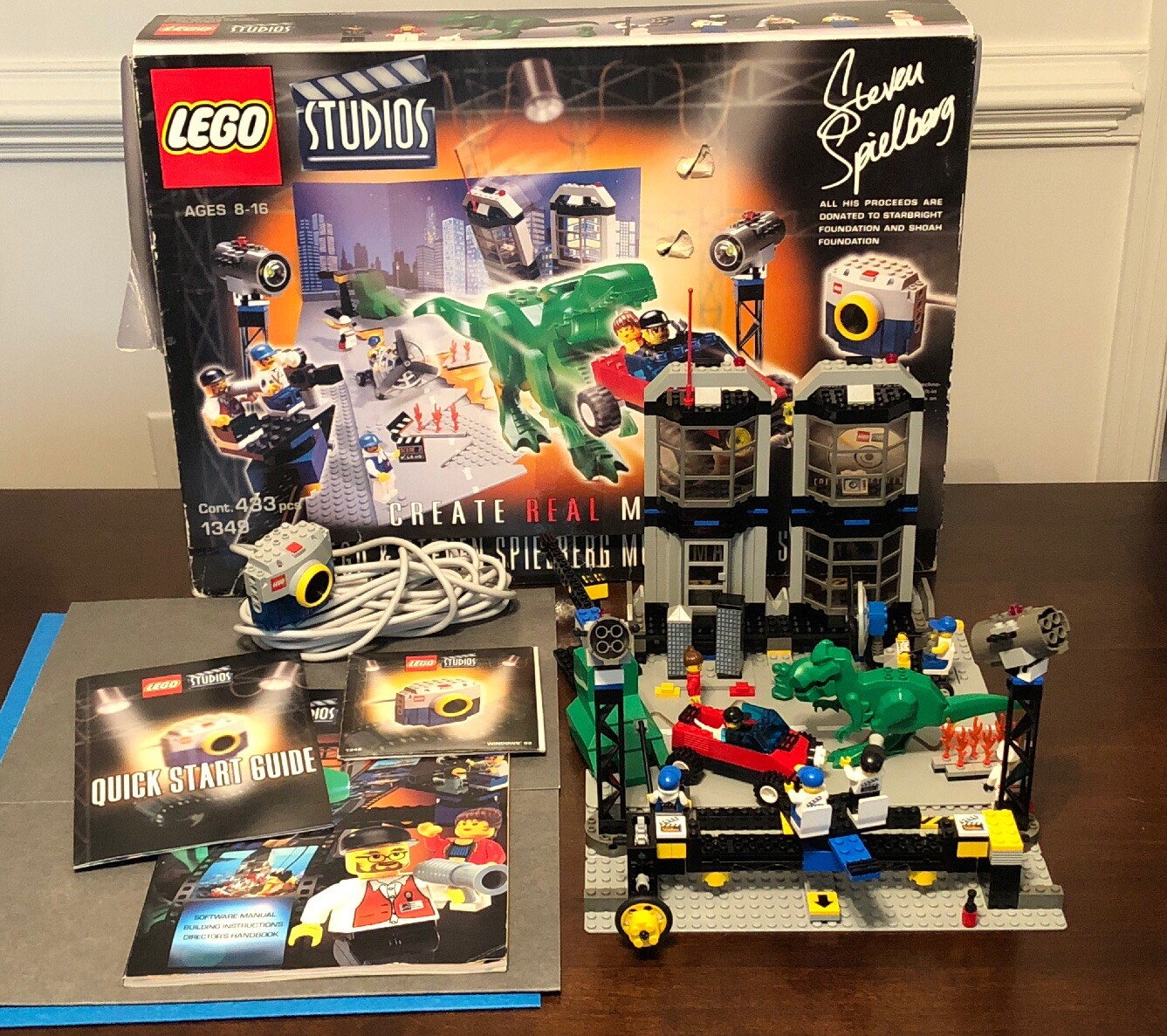 Lego Studios Lego MovieMaker Juego Completo Con Cámara, cd y telones de fondo Lego Studios Lego MovieMaker Juego Completo Con Cámara, cd y telones de fondo