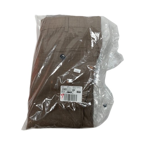 Lands End Herren Plissee Komfort Taille Ganzjährig Wolle Hose Größe 34 Khaki Neu mit Etikett - Bild 8 von 17