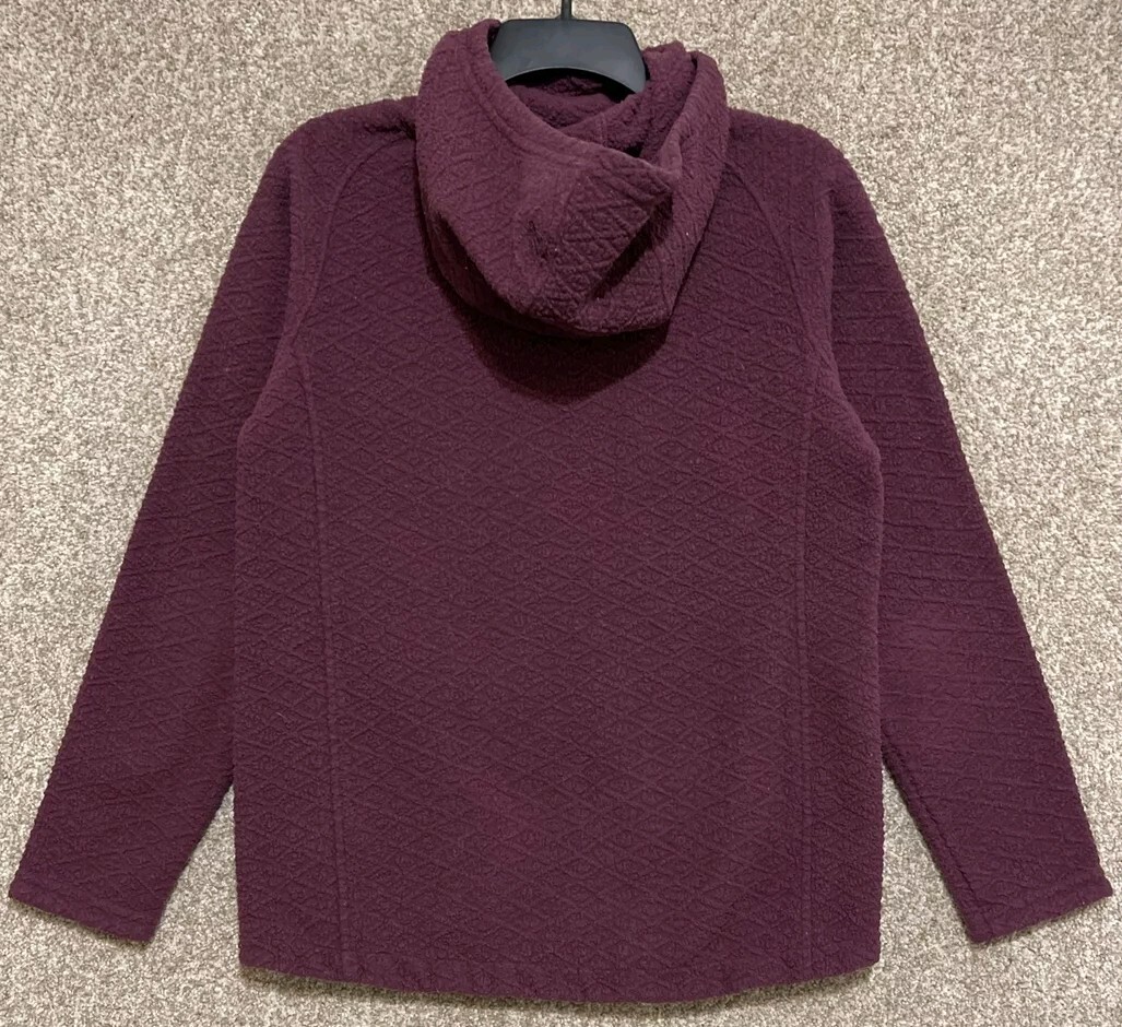 Patagonia Womens Balsamic Diamond Capra Fleece Pullover Hoody Size