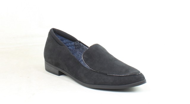 Lark Loafer Black Microfiber 