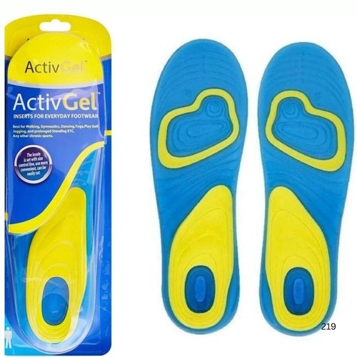 NEU Scholl Gel Activ Everyday Shock Absorption Einlegesohlen Herren (UK8-13) Damen (UK4-8) - Bild 12 von 14